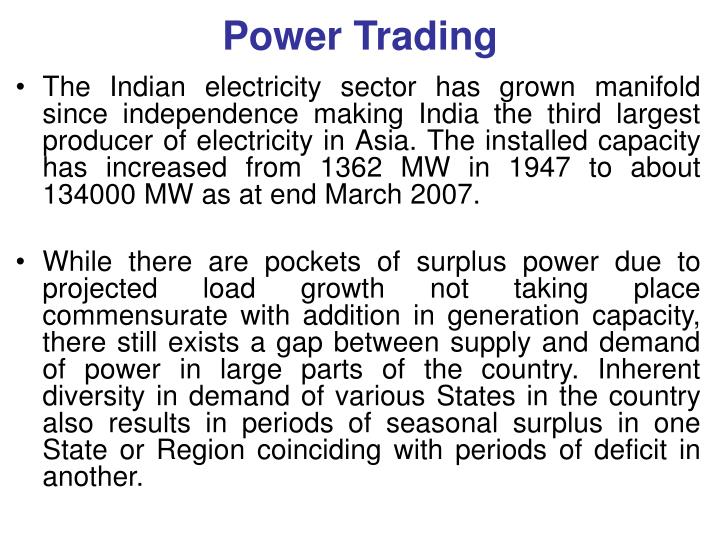 power trading