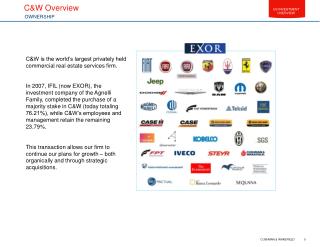 C&amp;W Overview