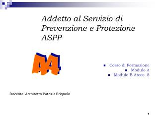addetto al servizio di prevenzione e protezione aspp