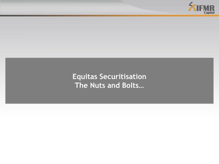 equitas securitisation the nuts and bolts