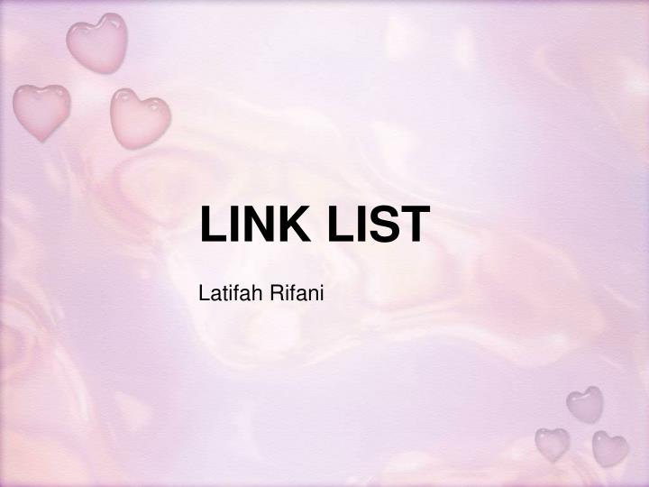 link list