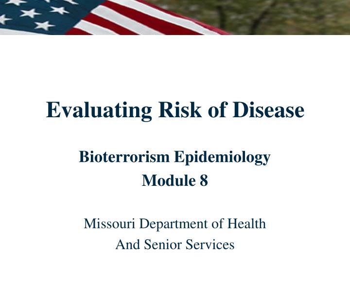 evaluating risk of disease