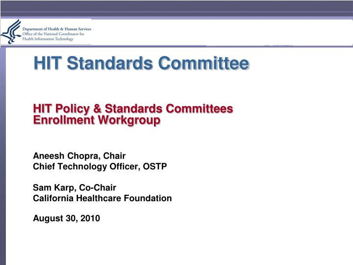hit standards committee