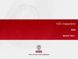 VOC Inspections