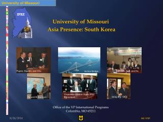 University of Missouri Asia Presence: South Korea