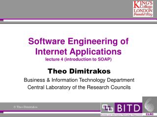 Software Engineering of Internet Applications lecture 4 (introduction to SOAP)