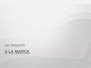 del producto