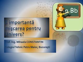 e important mi carea pentru univers