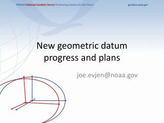 New geometric datum progress and plans