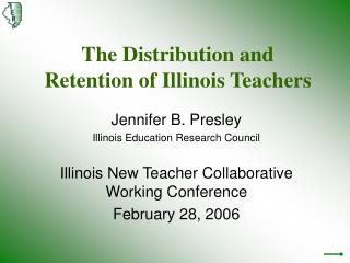 The Distribution and Retention of Illinois Teachers