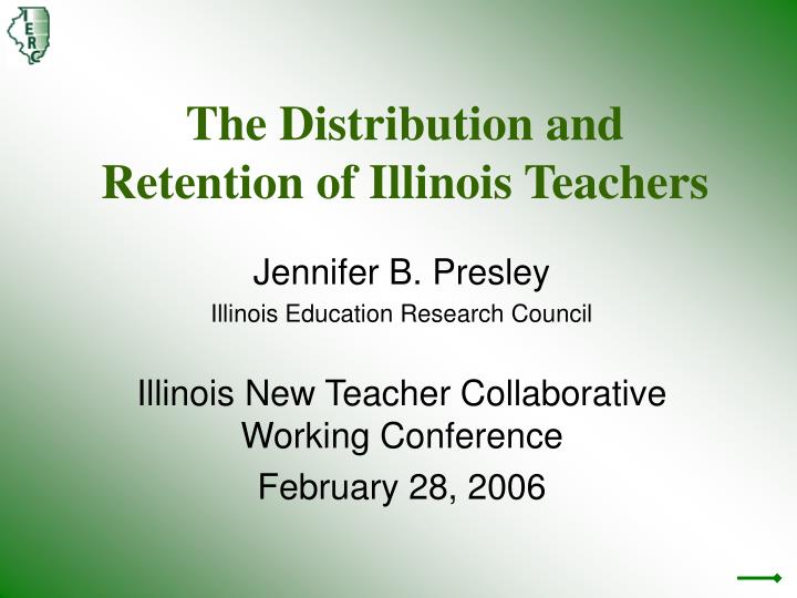 the distribution and retention of illinois teachers