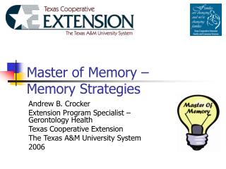 Master of Memory – Memory Strategies