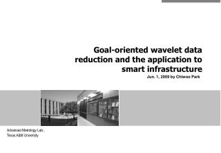 Goal-oriented wavelet data reduction and the application to smart infrastructure