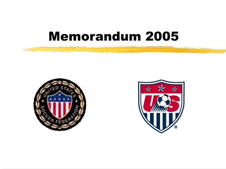 memorandum 2005