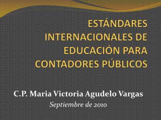 est ndares internacionales de educaci n para contadores p blicos