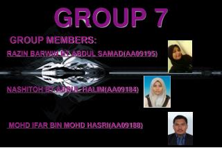 GROUP 7