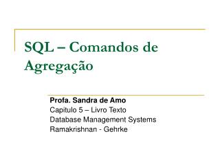 sql comandos de agrega o
