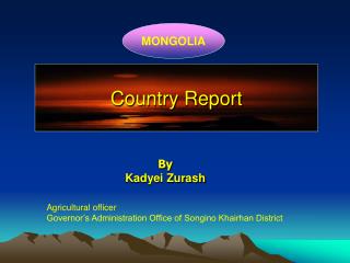 Country Report