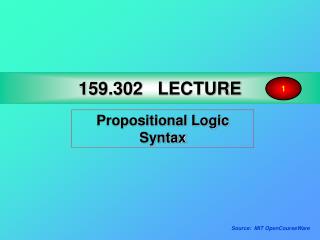 159.302 LECTURE