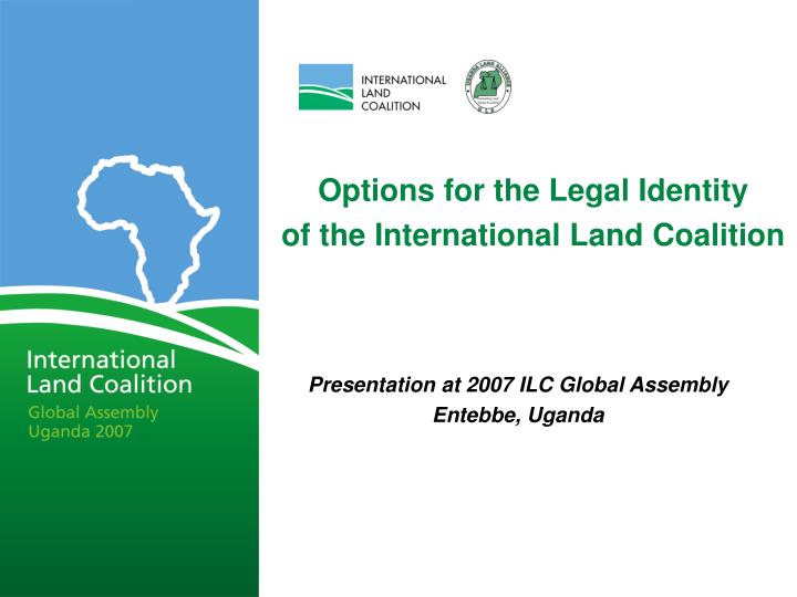 presentation at 2007 ilc global assembly entebbe uganda