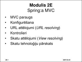 modulis 2e spring a mvc