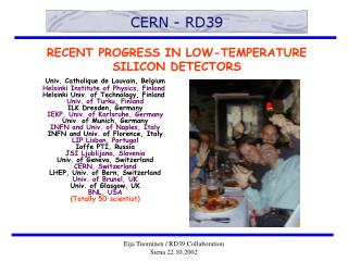 recent progress in low temperature silicon detectors