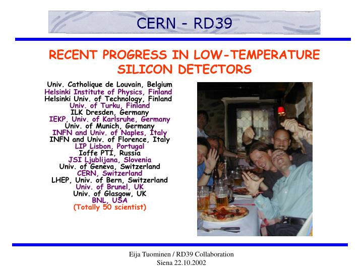 recent progress in low temperature silicon detectors