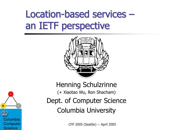 location based services an ietf perspective