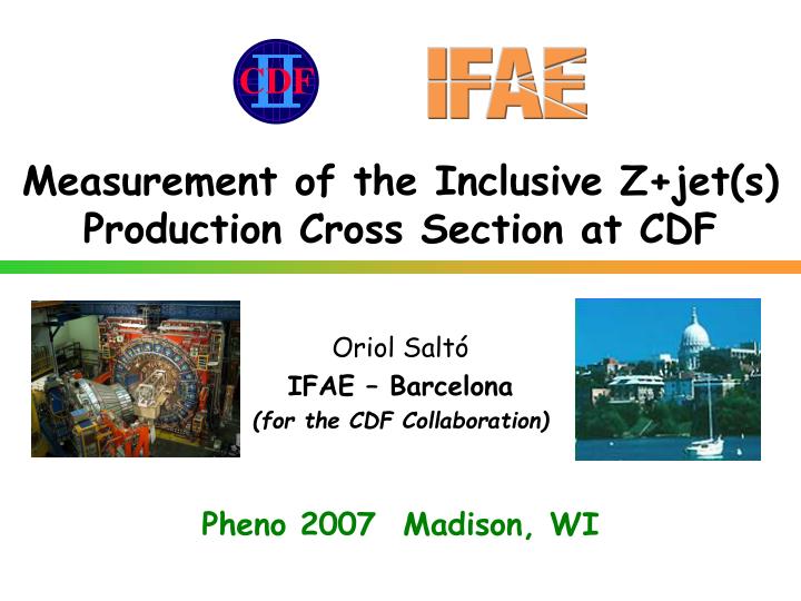 measurement of the inclusive z jet s production cross section at cdf