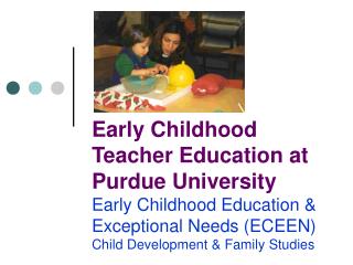 Early Childhood Education &amp; Exceptional Needs