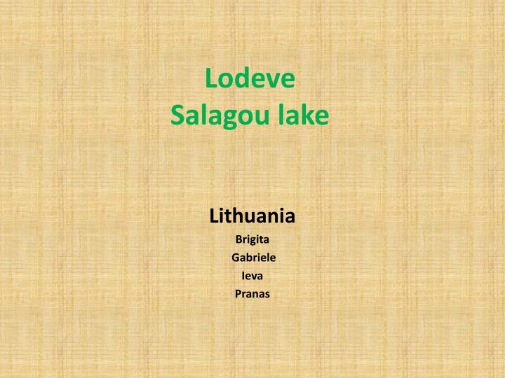 lodeve salagou lake