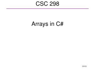 CSC 298