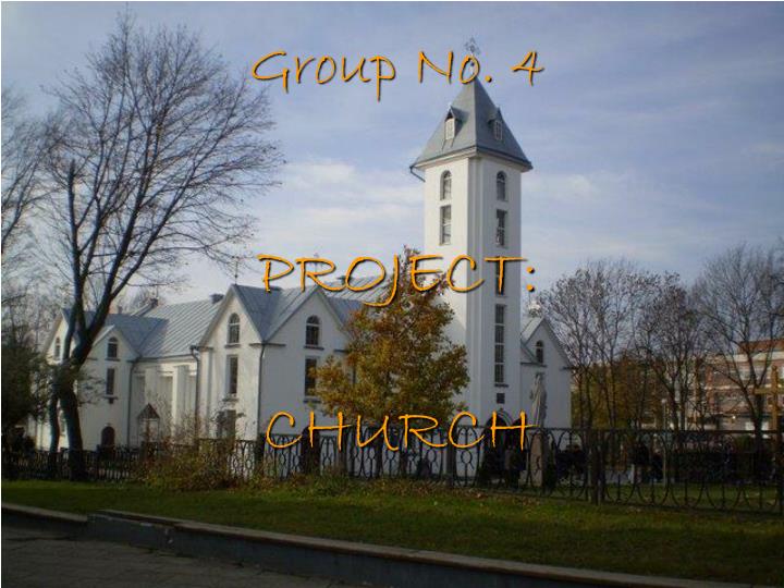 group no 4 project church