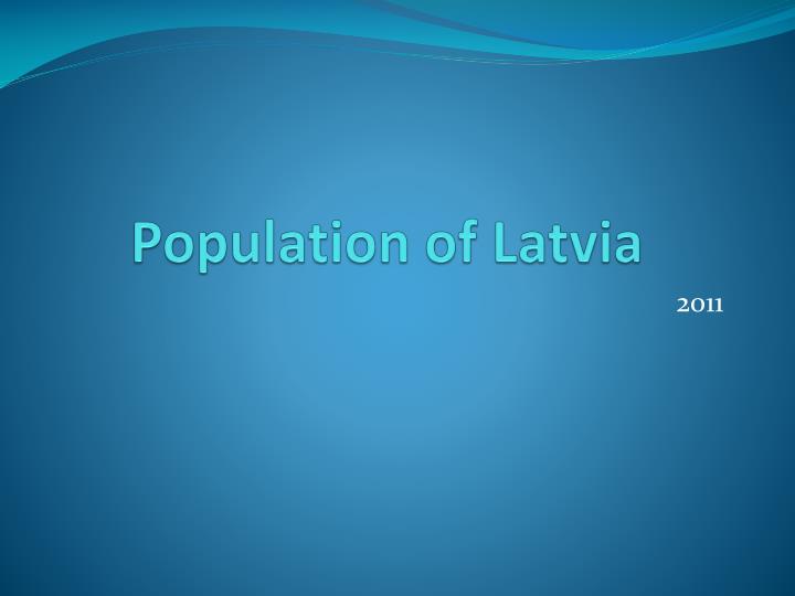 population of latvia