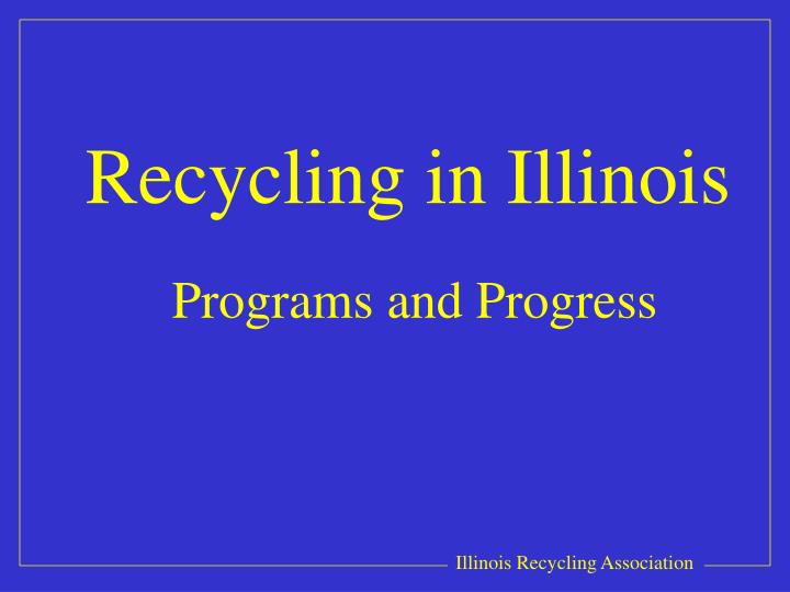 recycling in illinois