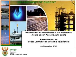 Ratification of the Amendments of the International Atomic Energy Agency (IAEA) Statute