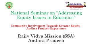 Rajiv Vidya Mission (SSA) Andhra Pradesh