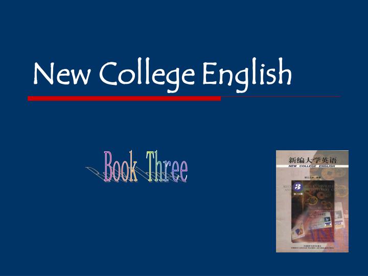 new college english