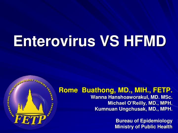 enterovirus vs hfmd