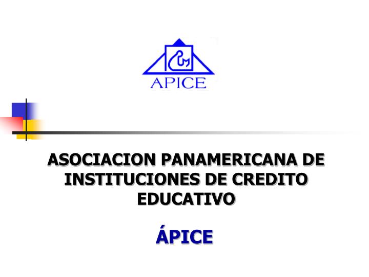 asociacion panamericana de instituciones de credito educativo