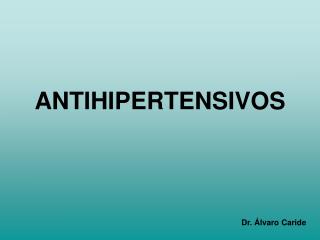 antihipertensivos