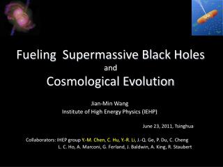 Fueling Supermassive Black Holes and Cosmological Evolution