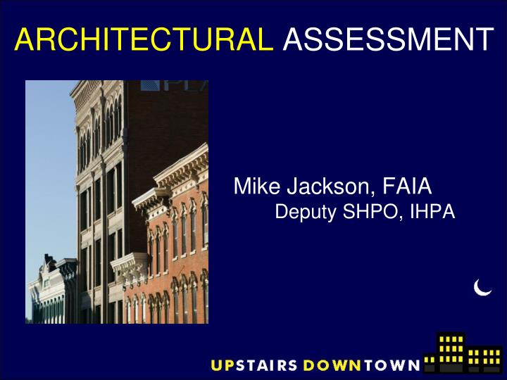 architectural assessment