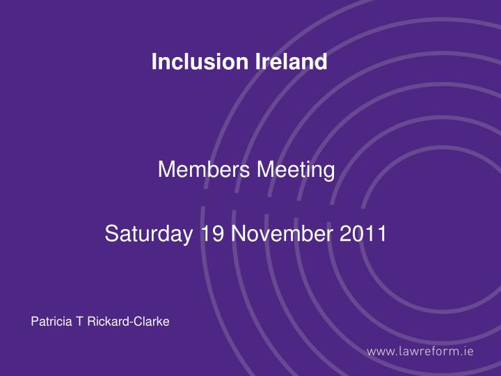 inclusion ireland