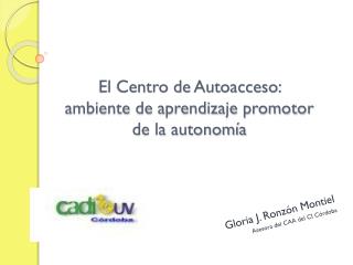 el centro de auto acceso ambiente de aprendizaje promotor de la autonom a