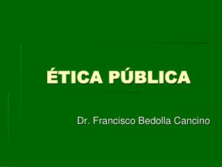 tica p blica