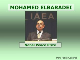 MOHAMED ELBARADEI