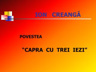 ion creang