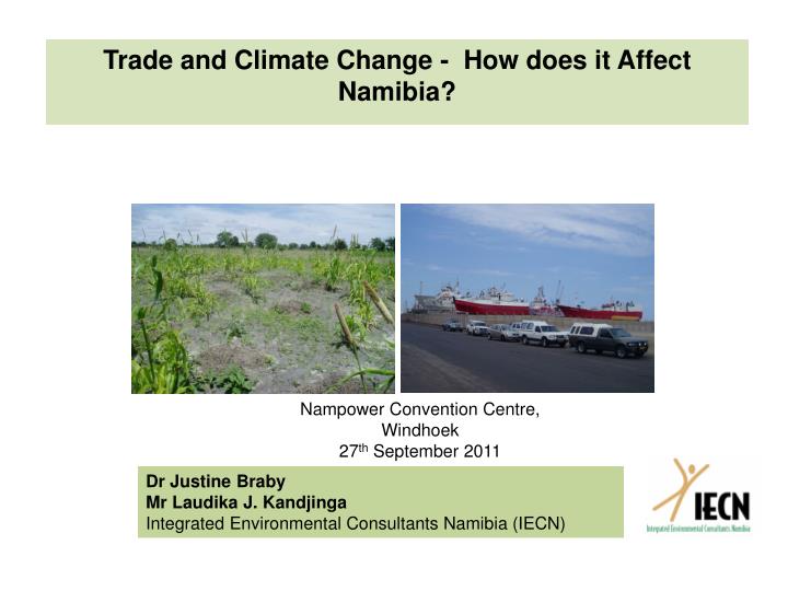 trade and climate change how does it affect namibia