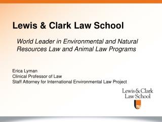 Lewis &amp; Clark Law School